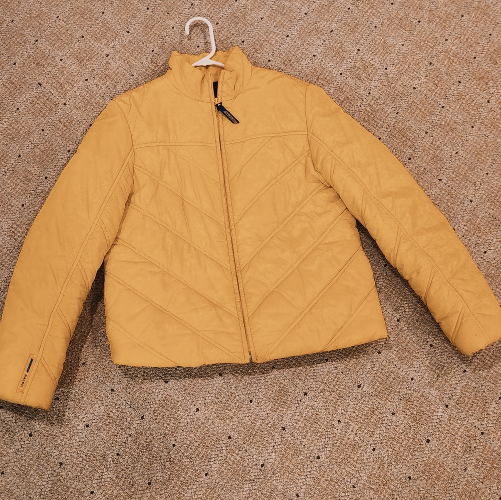 Ralph Lauren yellow coat~
